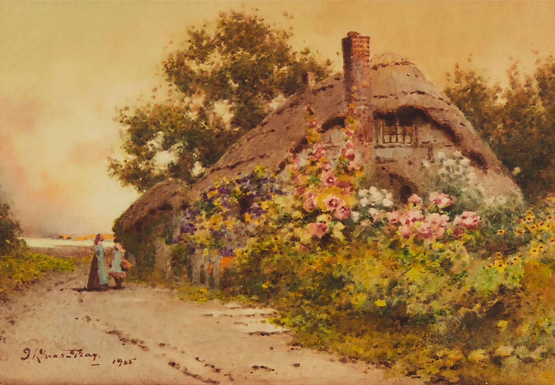 John Abernethy Lynas-Gray - Eventide In A Devonshire Lane, 1905