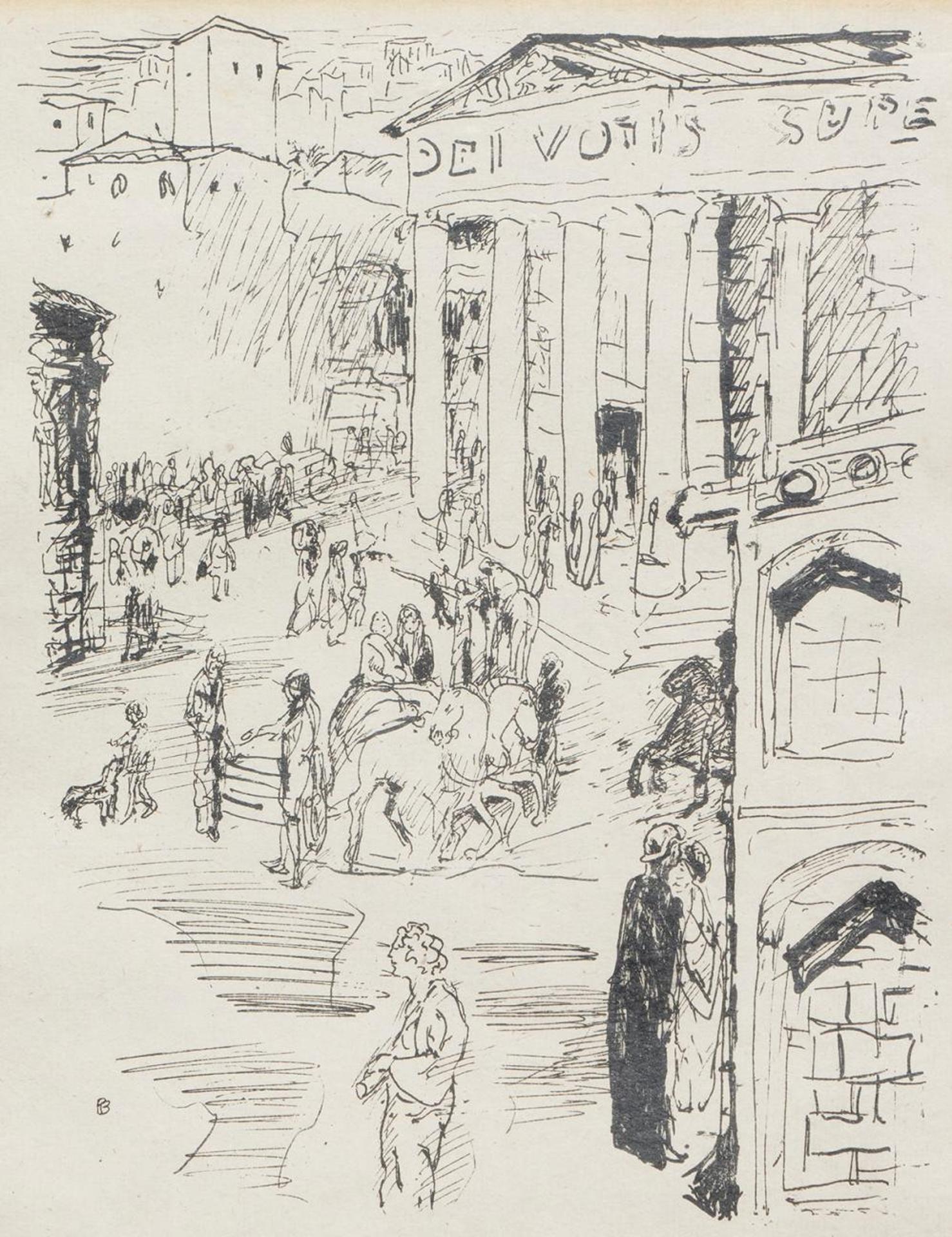 Pierre Bonnard (1867-1947) - Untitled - From La Vie de Sainte Monique