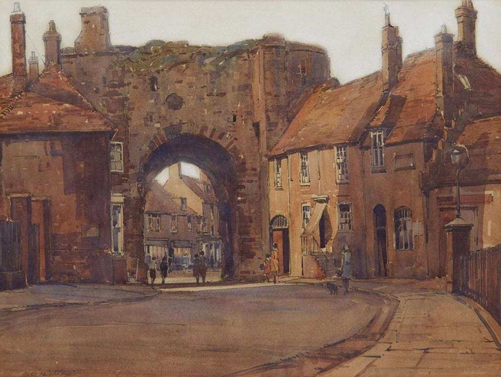 Alfred Crocker Leighton (1901-1965) - Town Square