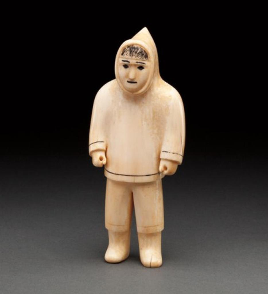 Sheokjuk Oqutaq (1920-1982) - Ivory and colour