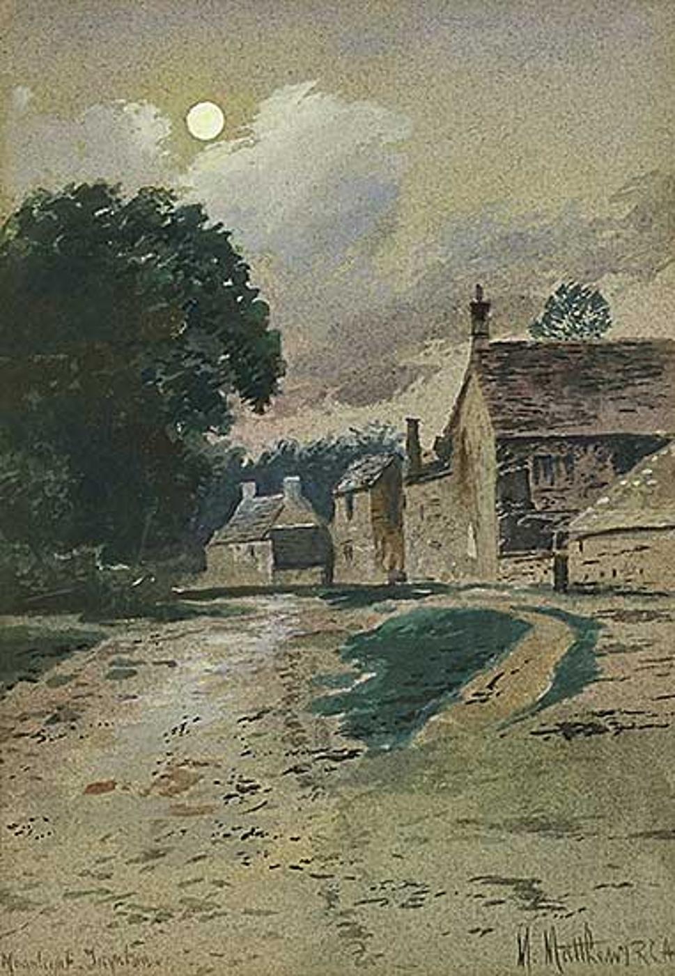 Marmaduke Matthews (1837-1913) - Moonlight Junction