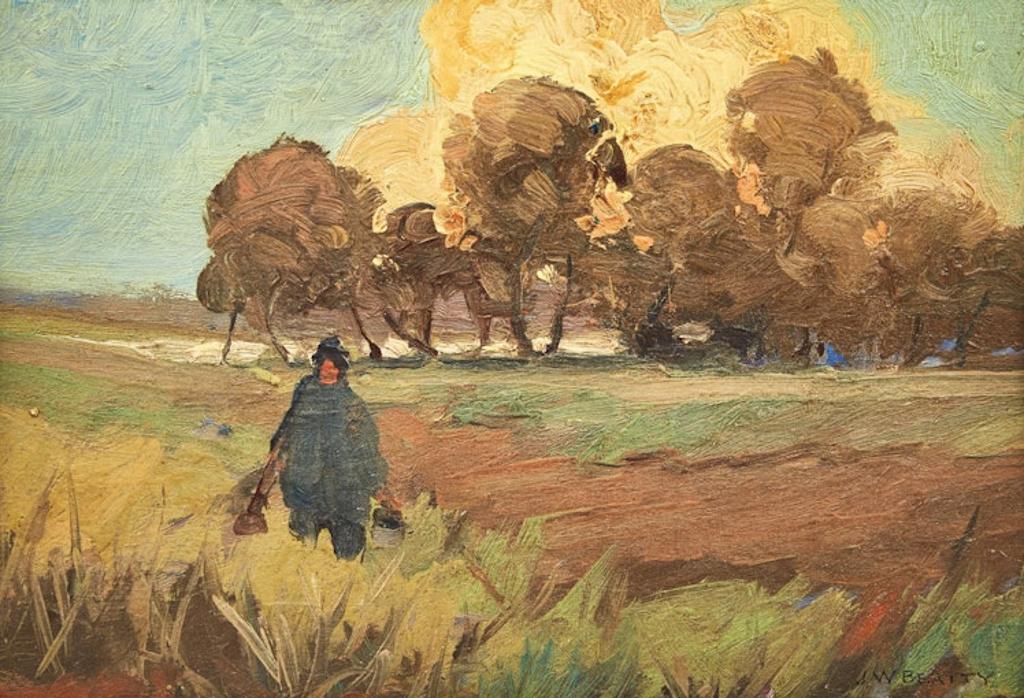 John William (J.W.) Beatty (1869-1941) - Fisherman/Hunter in the Field