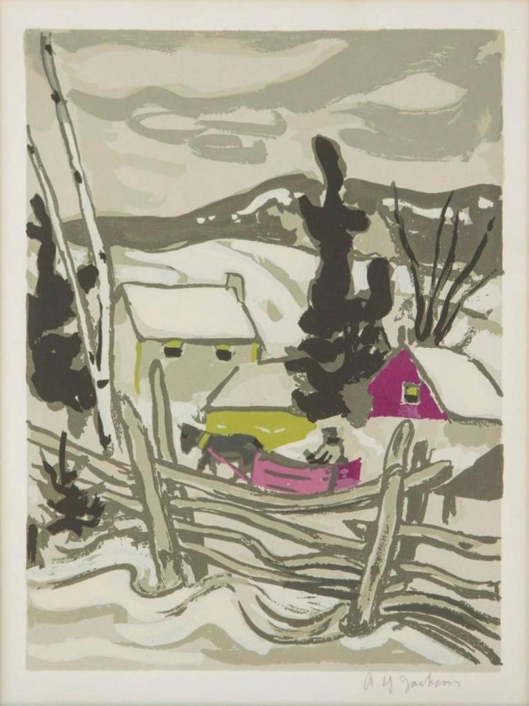 Alexander Young (A. Y.) Jackson (1882-1974) - Winter Sleigh Ride