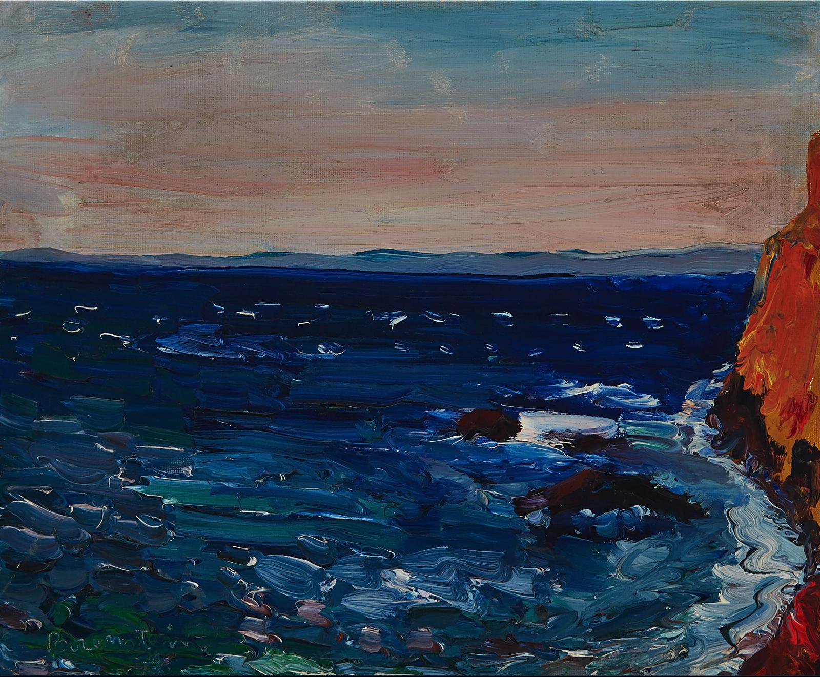 Samuel (Sam) Borenstein (1908-1969) - Seascape - Gaspesie