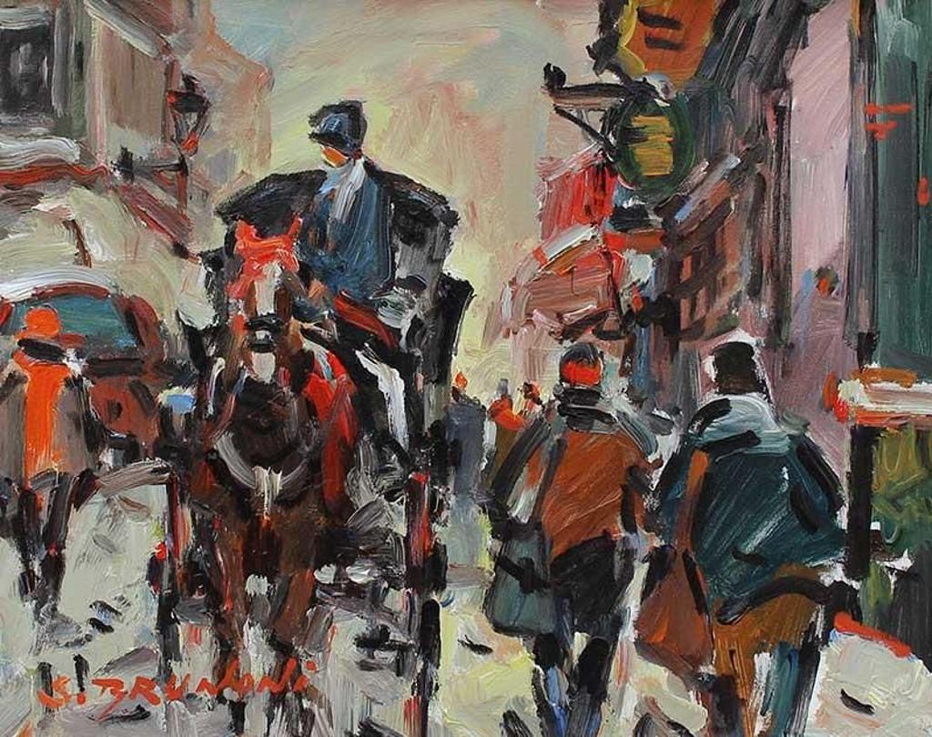 Serge Brunoni (1938-2020) - Montreal, Rue St. Paul
