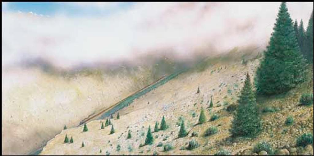 William Kurelek (1927-1977) - Down in the Valley (BC Series)