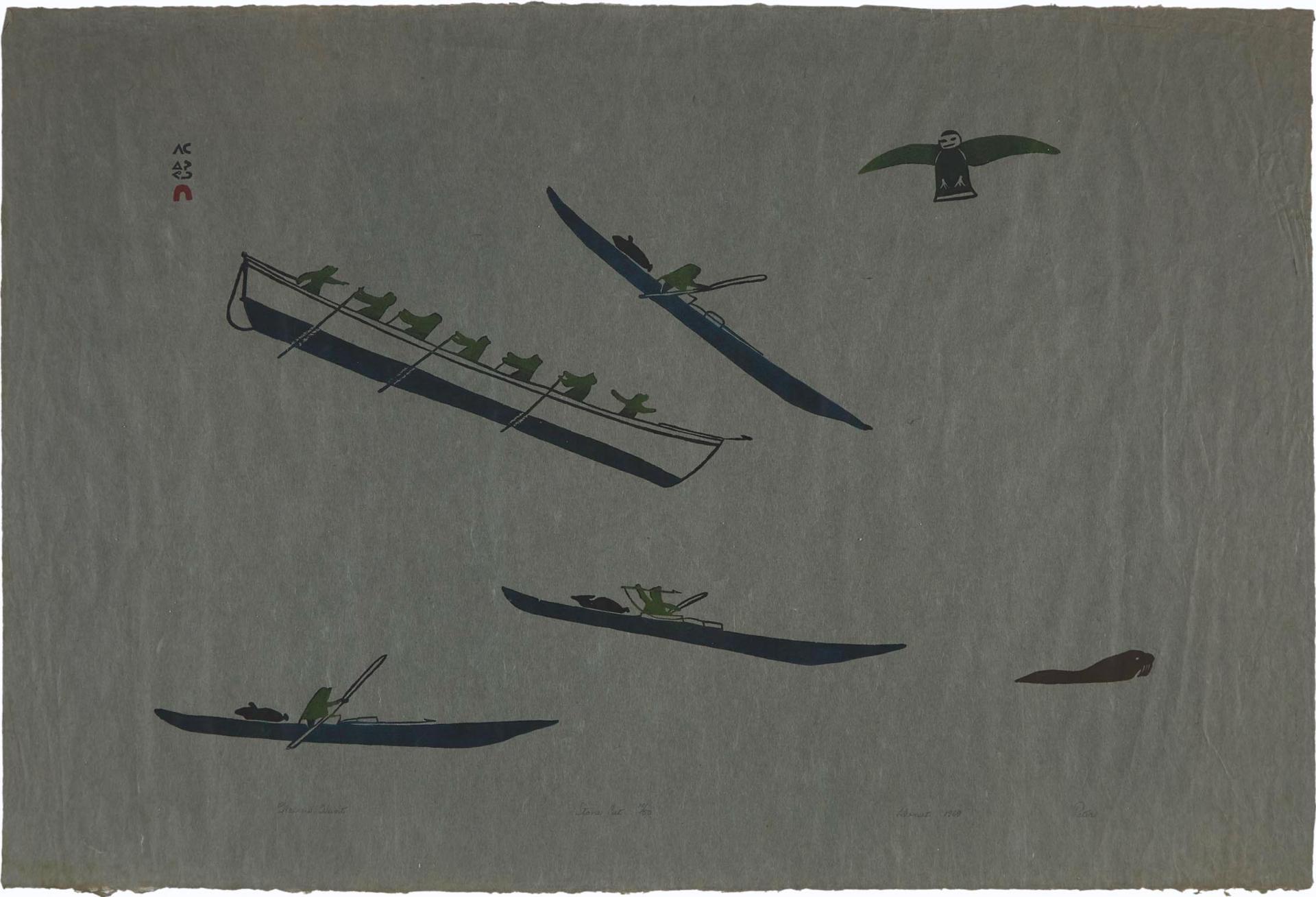 Peter Aningmiuq (1913-1986) - Walrus Hunt