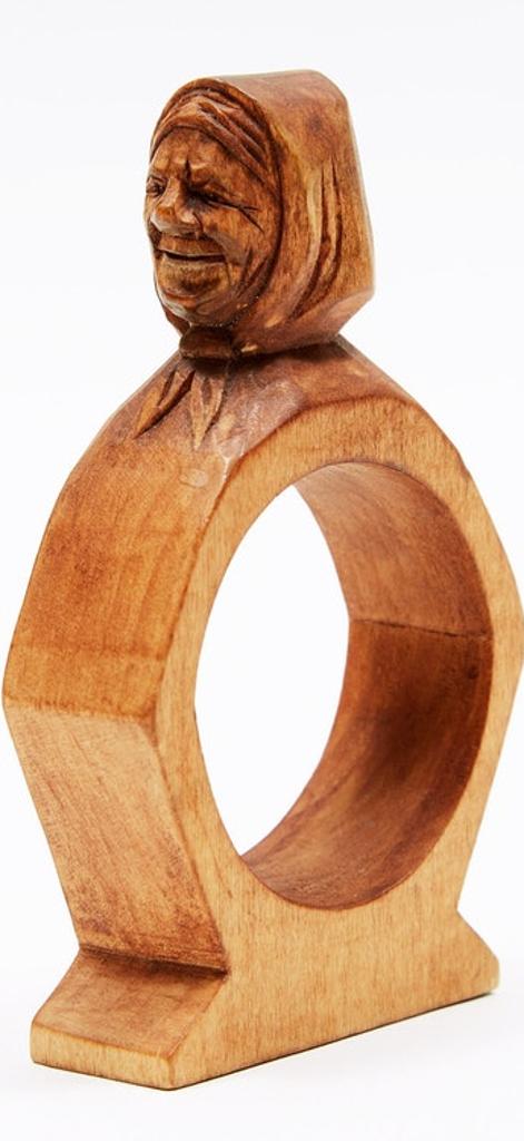 Andre Bourgault (1898-1951) - Napkin Ring with Head of Woman