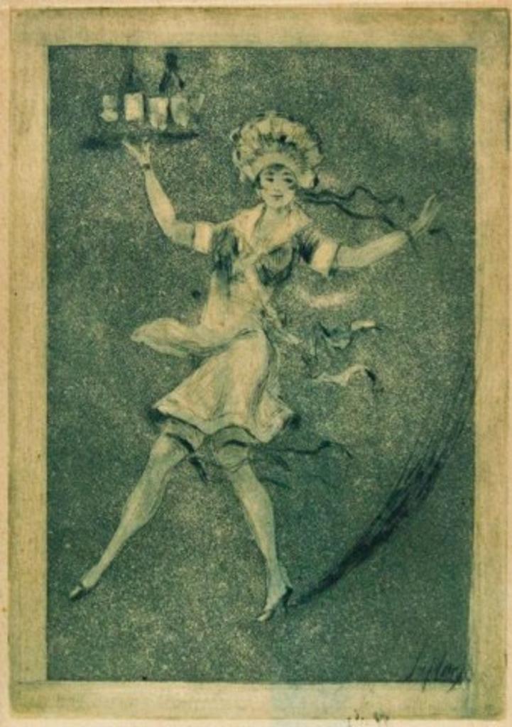 Frederick Waistell Jopling (1860-1945) - French Waitress; High Aim