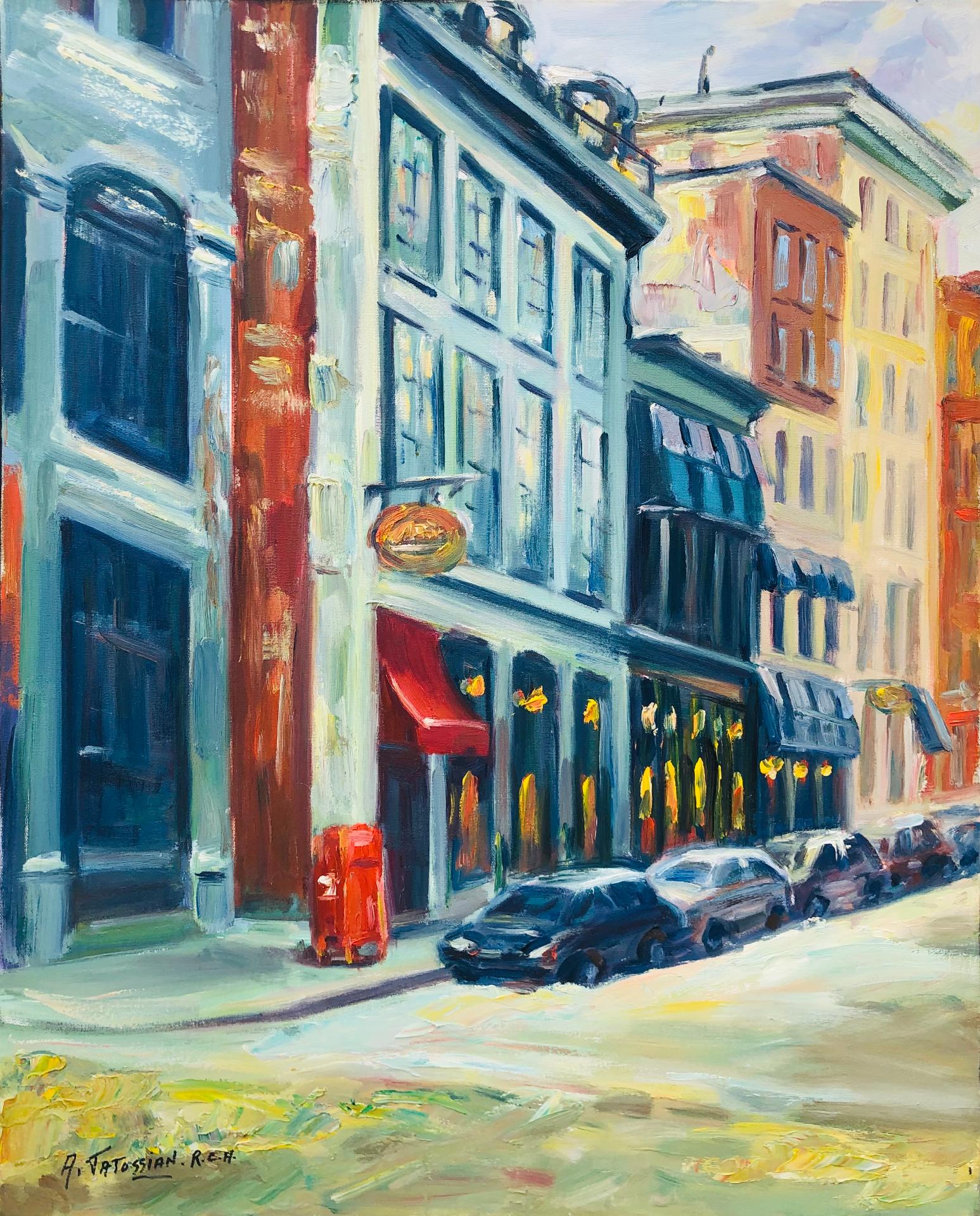 Armand Tatossian (1948-2012) - scène de rue, n.d.