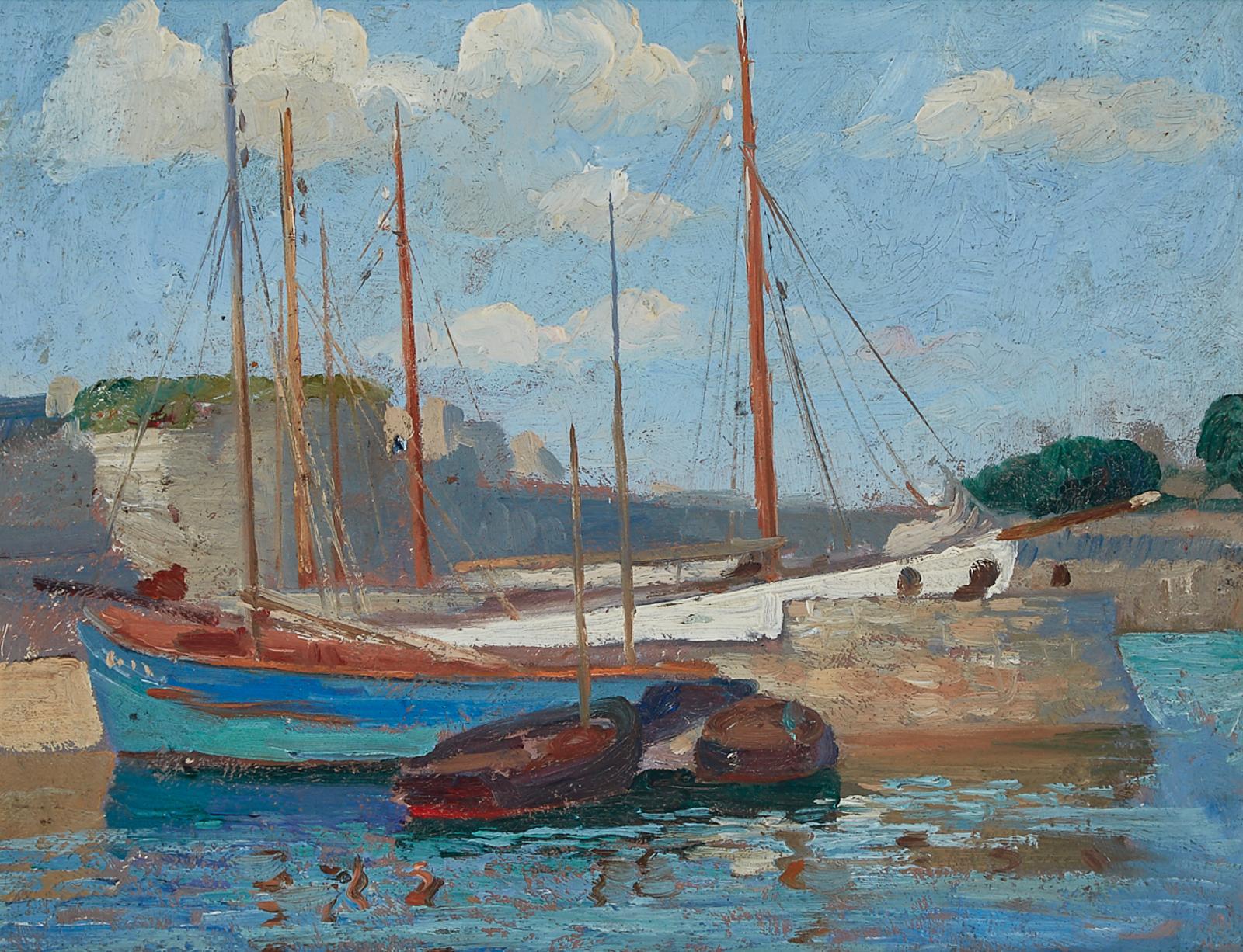 Robert Wakeham Pilot (1898-1967) - Fishing Boats, Concarneau