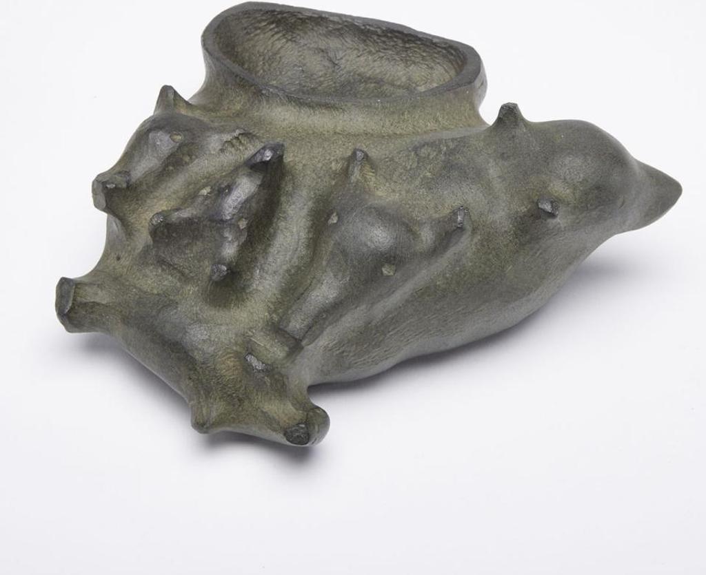 Tuna Iquliq (1935-2015) - Composition With Kudlik, Bears, And Seal