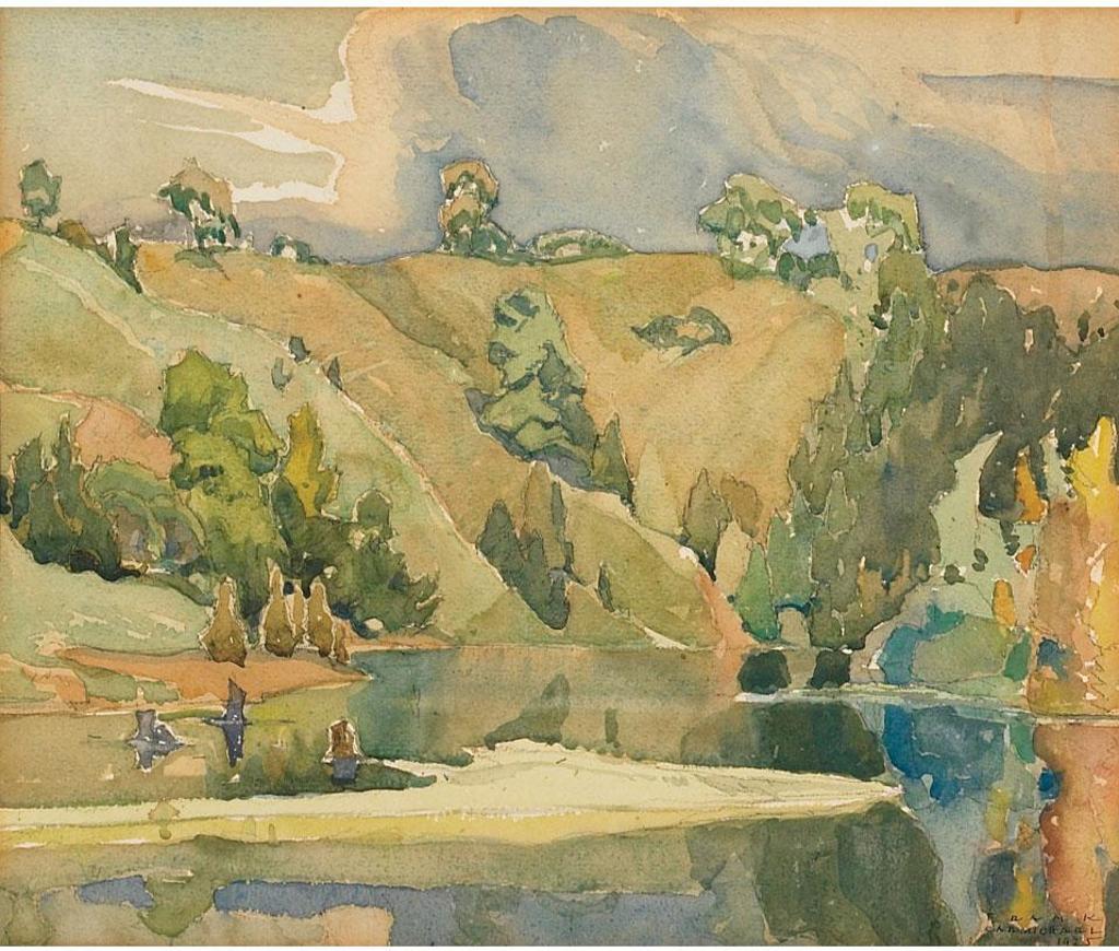 Franklin H. Carmichael (1898-1992) - Hills And Water