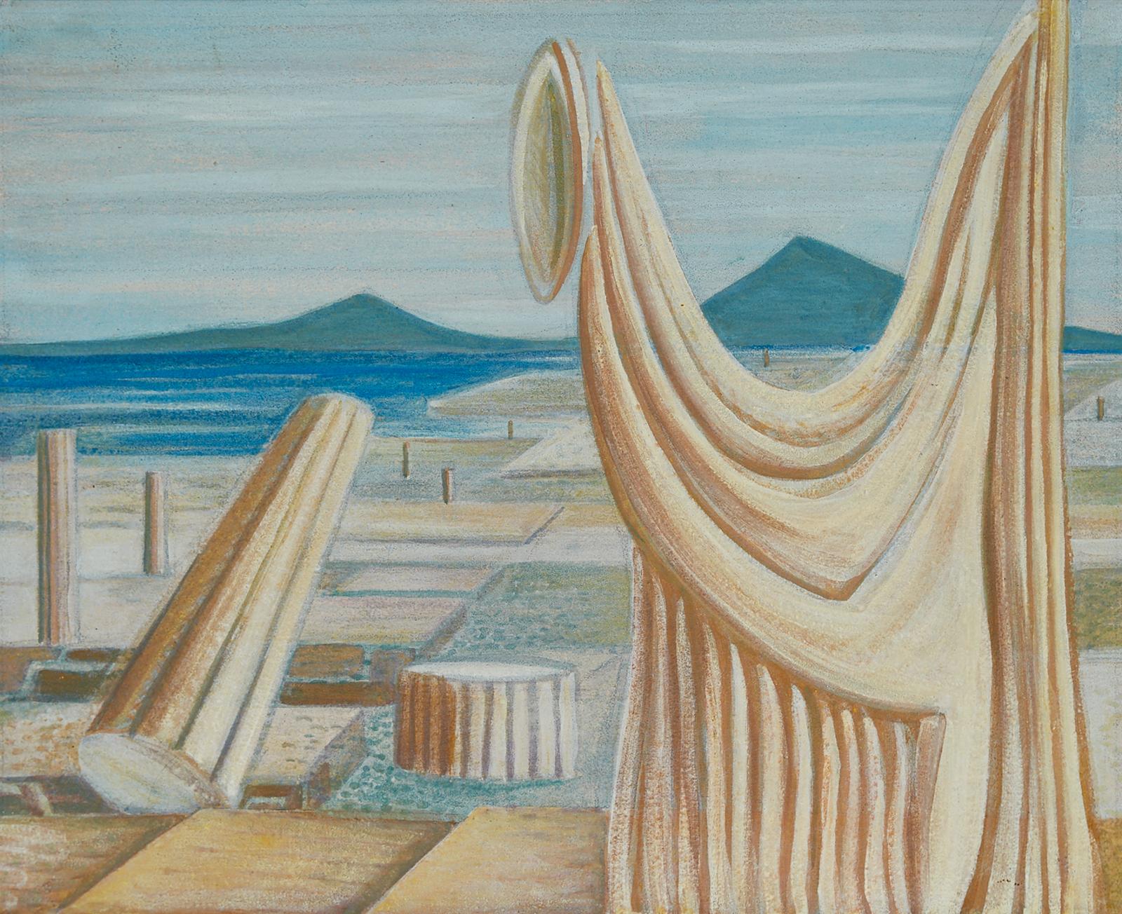 Gordon Mckinley Webber (1909-1965) - Delos Antiquity, Minerva, 1964