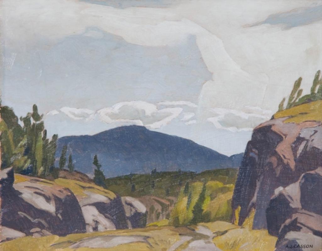 Alfred Joseph (A.J.) Casson (1898-1992) - Rock Cut on the Espanola Road