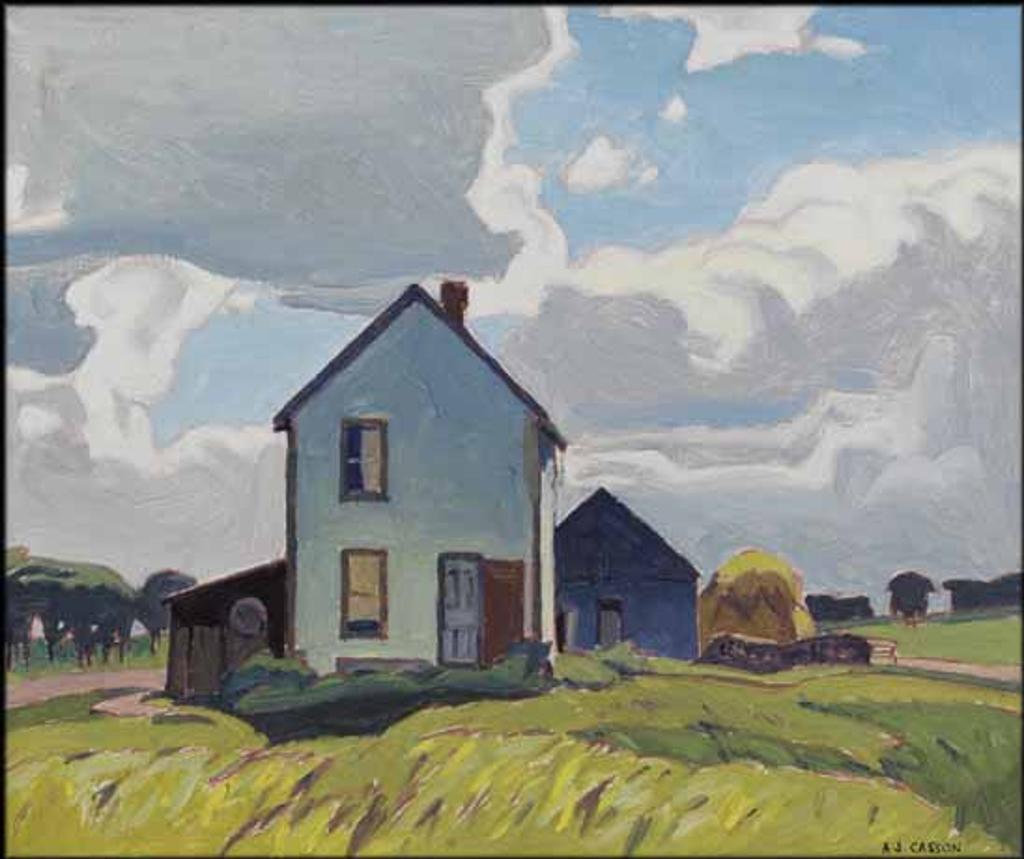Alfred Joseph (A.J.) Casson (1898-1992) - Summer Afternoon - Near Terra Cotta