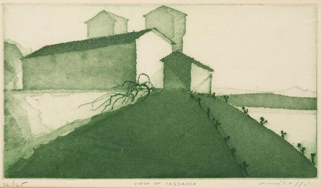 Mario Micossi (1926-2005) - View of Cassacco
