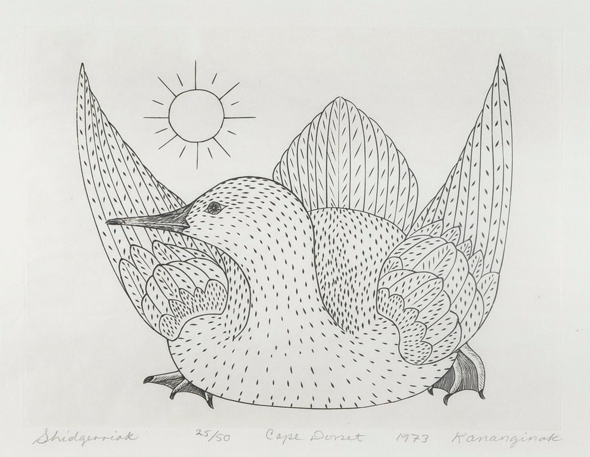 Kananginak Pootoogook (1935-2010) - Shidgerriak, 1973