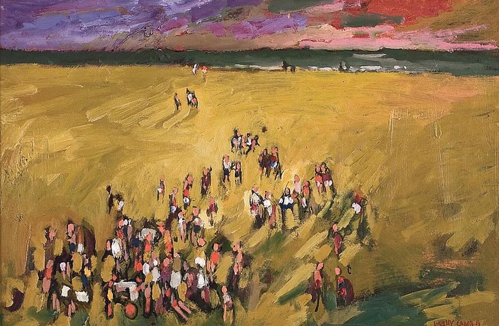 Molly Joan Lamb Bobak (1922-2014) - EVENING BEACH