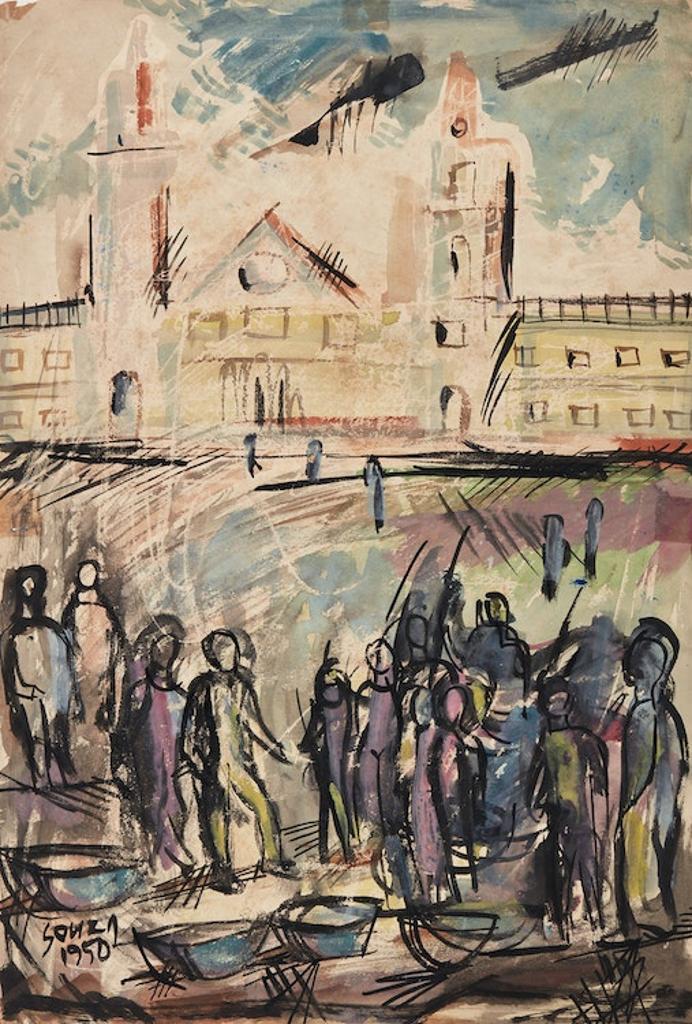 Francis Newton Souza (1924-2002) - Protest