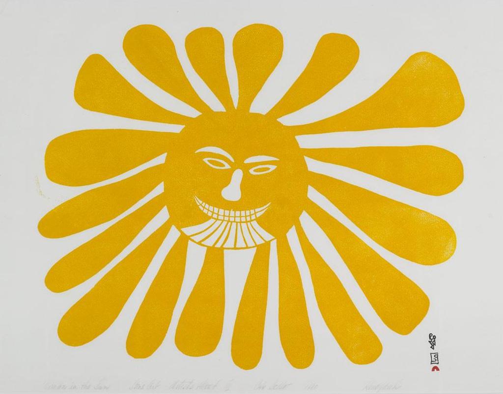 Kenojuak Ashevak (1927-2013) - Woman Who Lives In The Sun