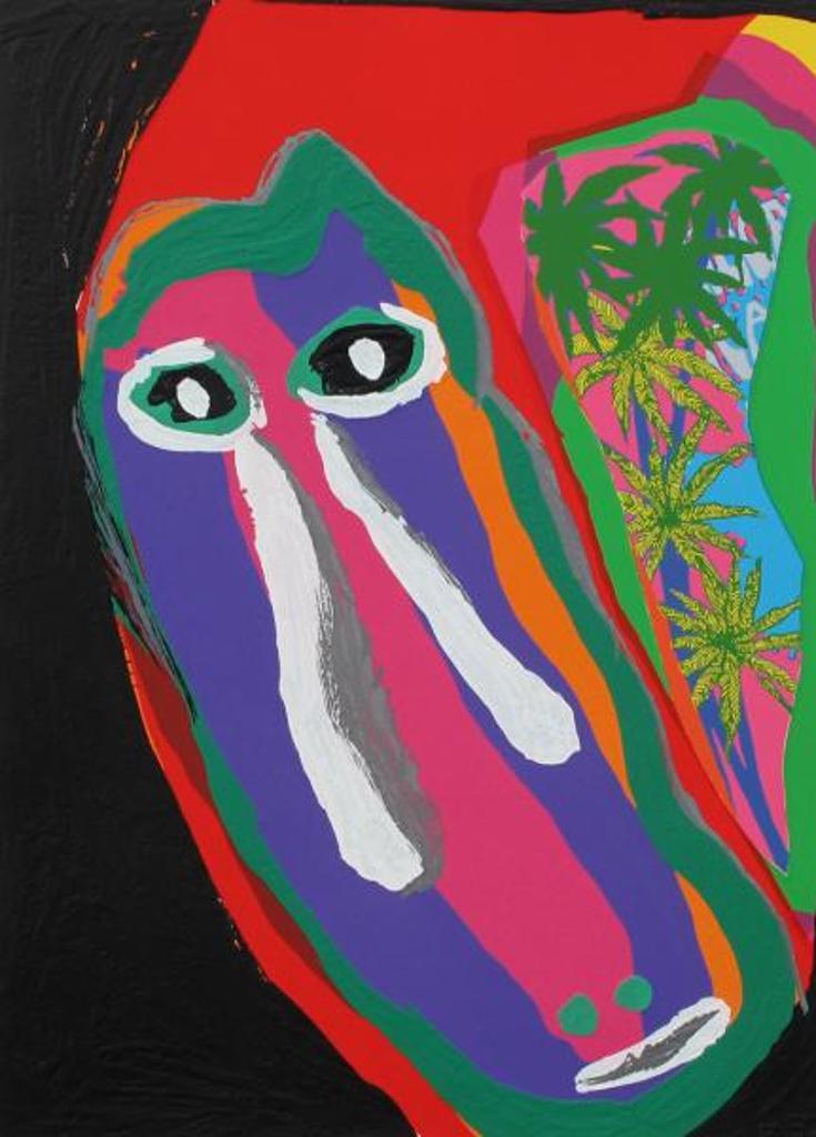 Karel Appel (1921-2006) - From The Bedized Pudding Canadian Suite (Personage With Palms); 1979