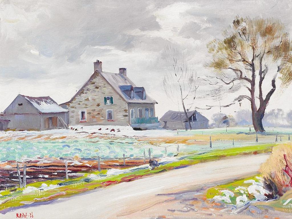 Robert Wakeham Pilot (1898-1967) - First Snow, Senneville, Quebec