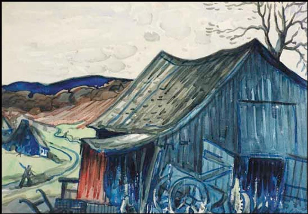 Marc-Aurèle Fortin (1888-1970) - Étude à Ste-Rose
