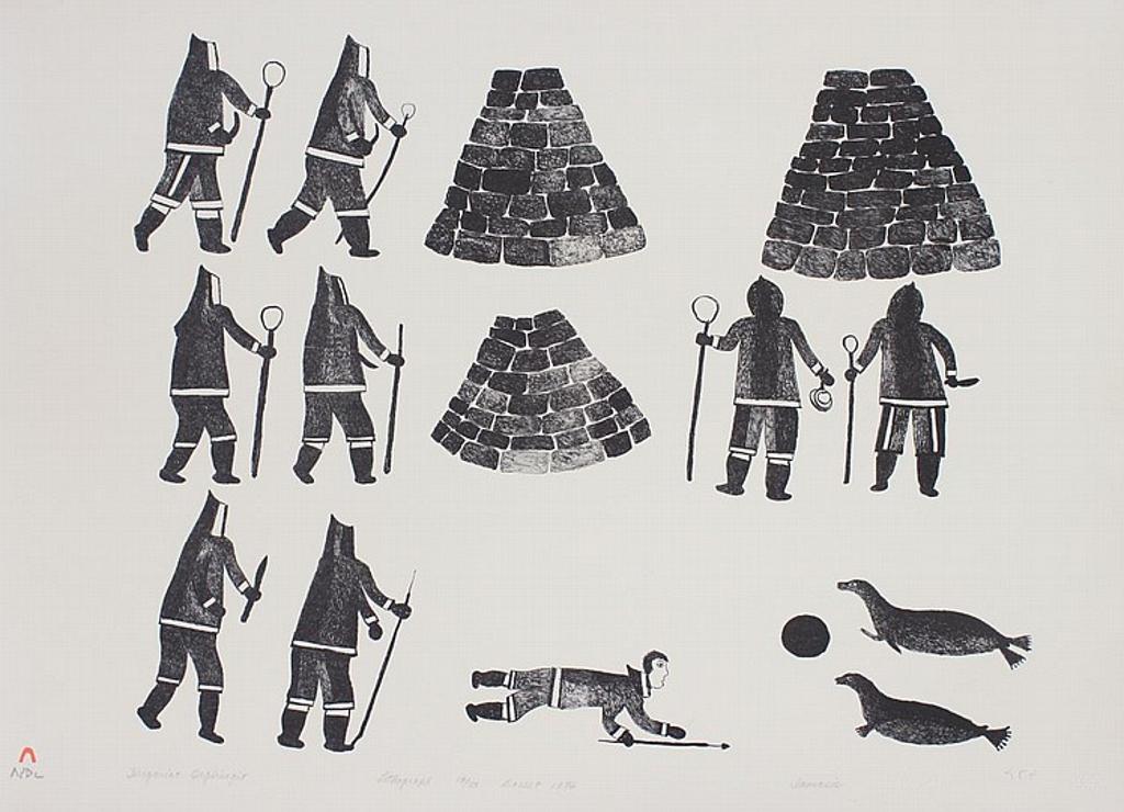 Jamasie Teevee (1910-1985) - Tiriganiat Orgikagit