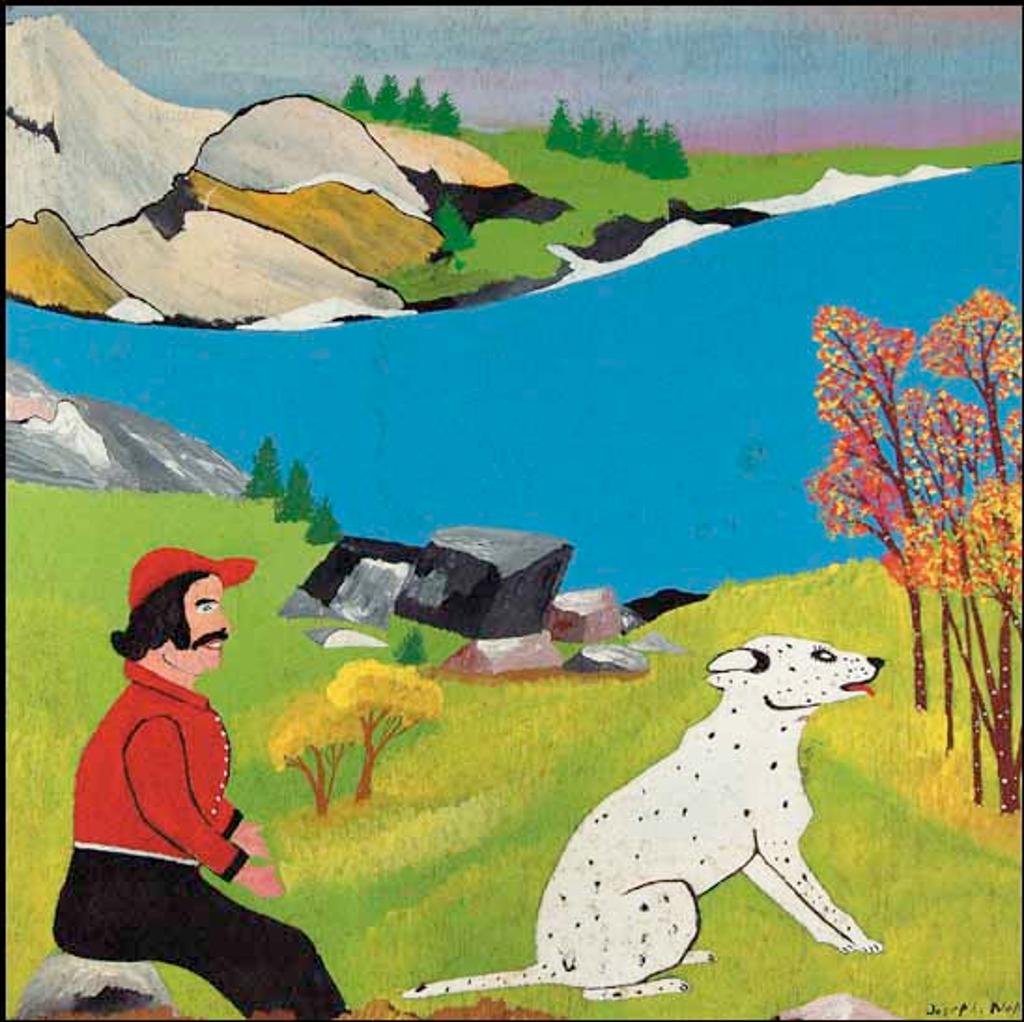 Joseph (Joe) Norris (1925-1996) - Trying to Train His Dog
