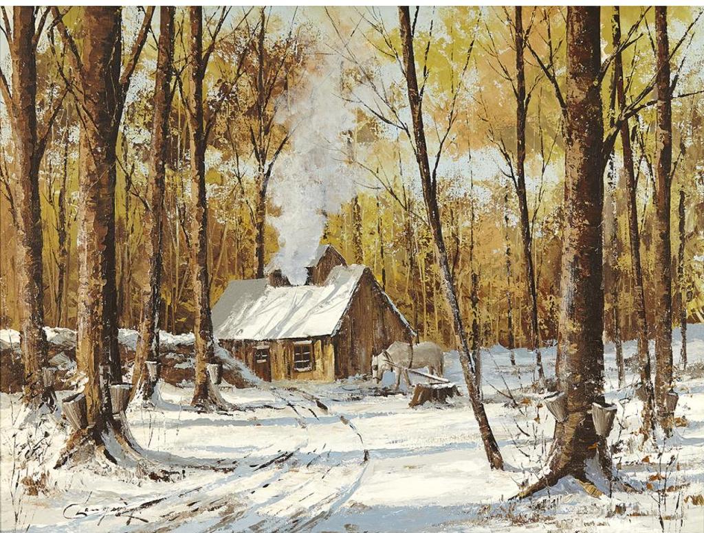 Claude Langevin (1942-2024) - Sugar Shack, Early Spring