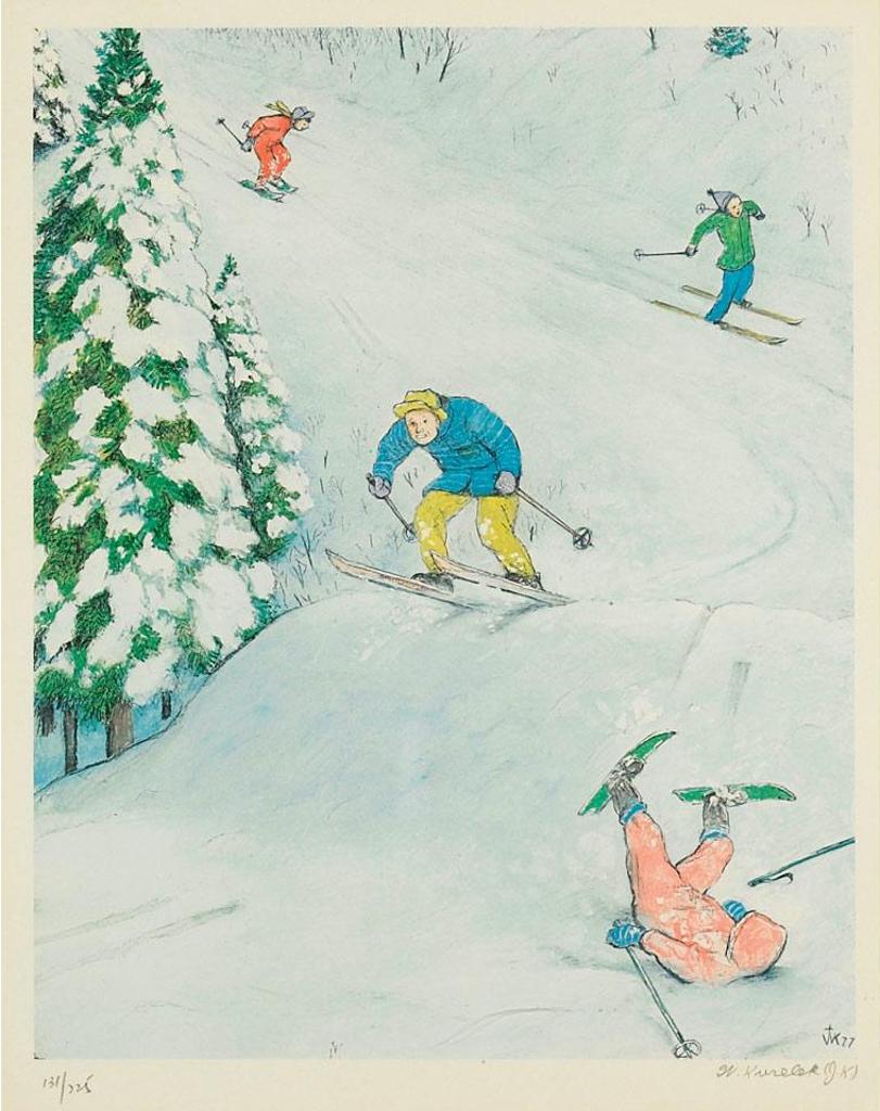 William Kurelek (1927-1977) - Sports Portfolio, 1977