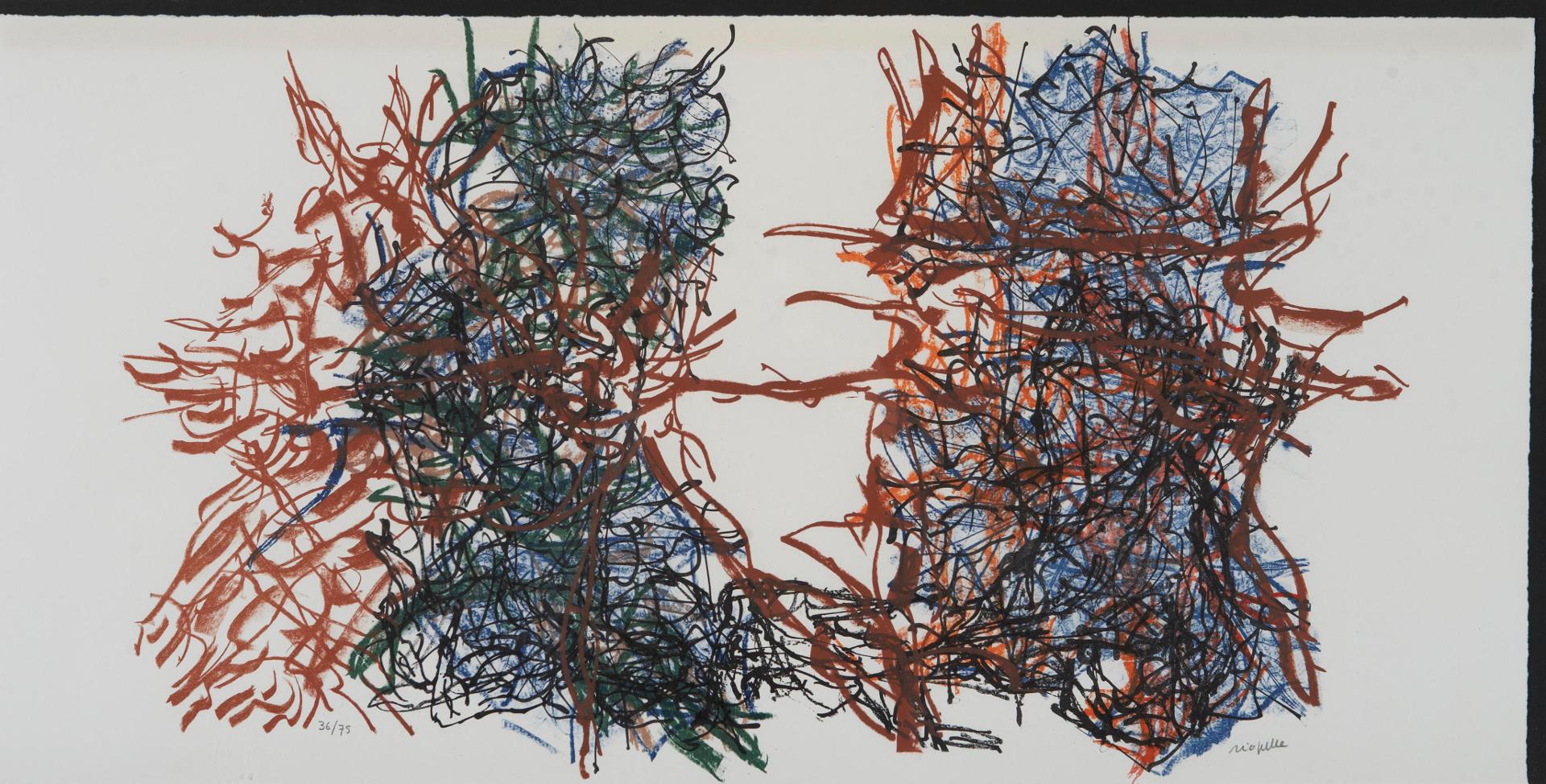 Jean-Paul Riopelle (1923-2002) - Feuilles VII