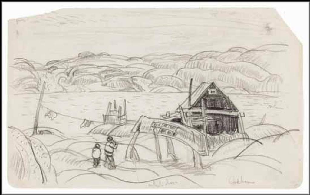 Alexander Young (A. Y.) Jackson (1882-1974) - Dark House in Godhaven