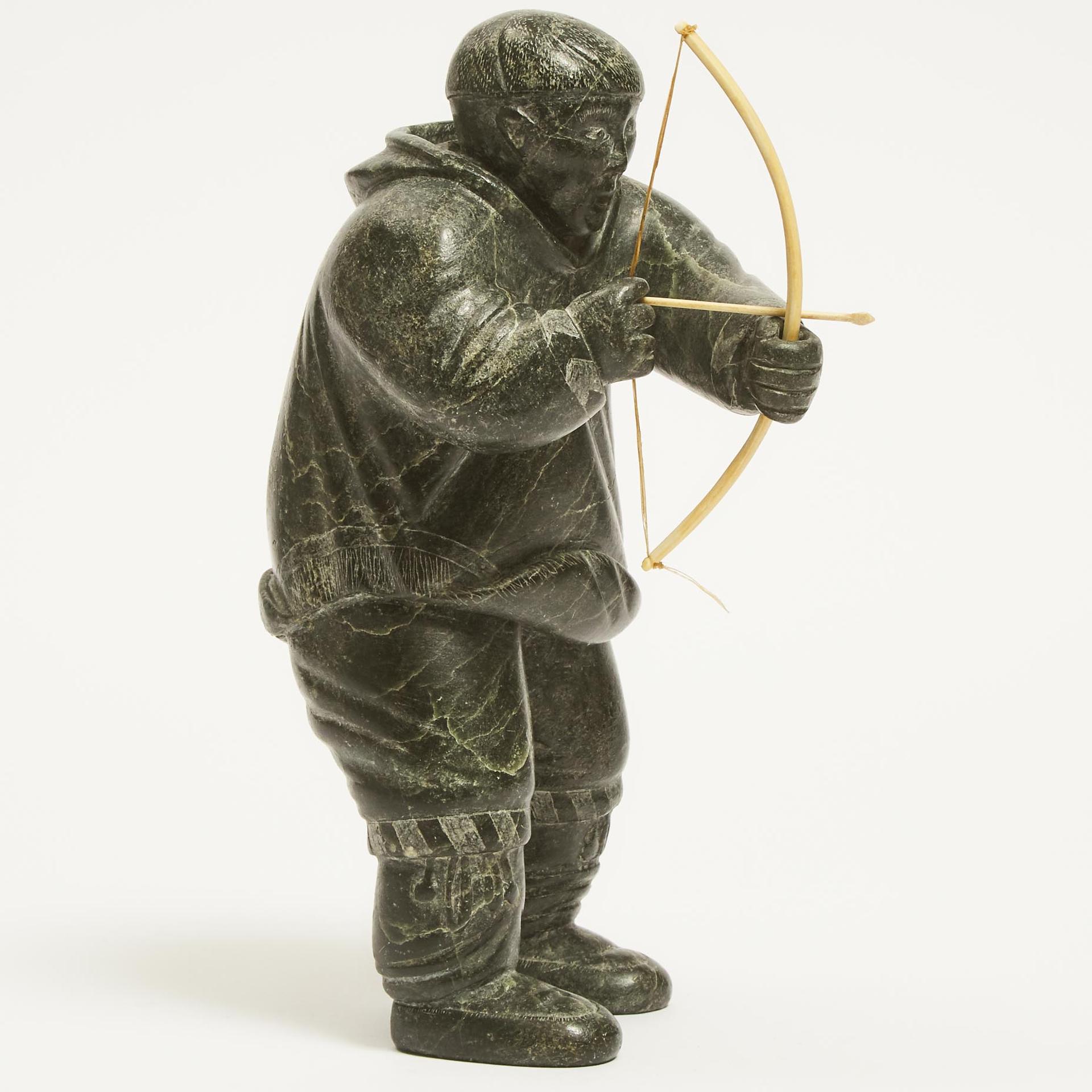 Charlie Sivuarapik (1911-1968) - Hunter With Bow