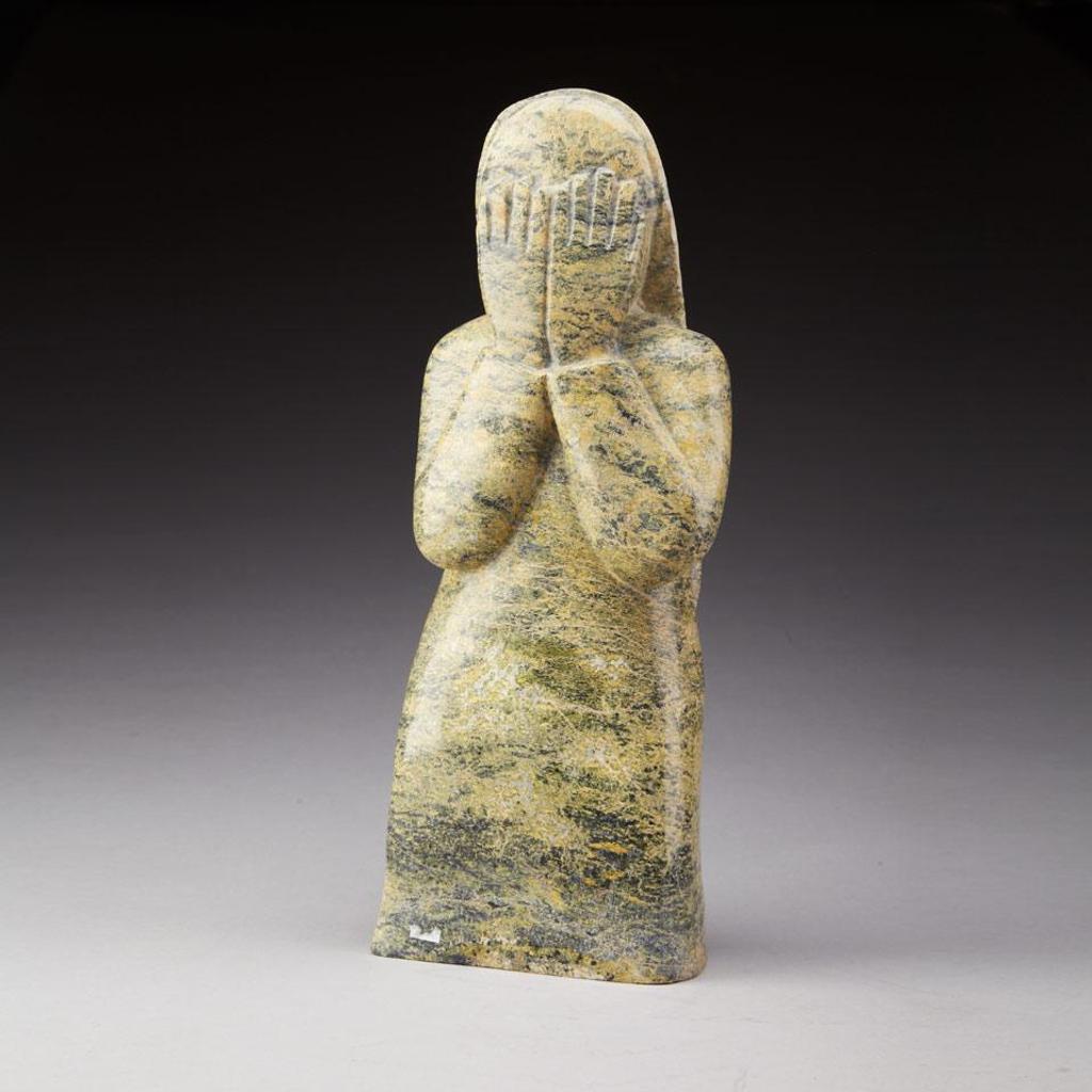 Oviloo Tunnillie (1949-2014) - Woman Covering Her Face