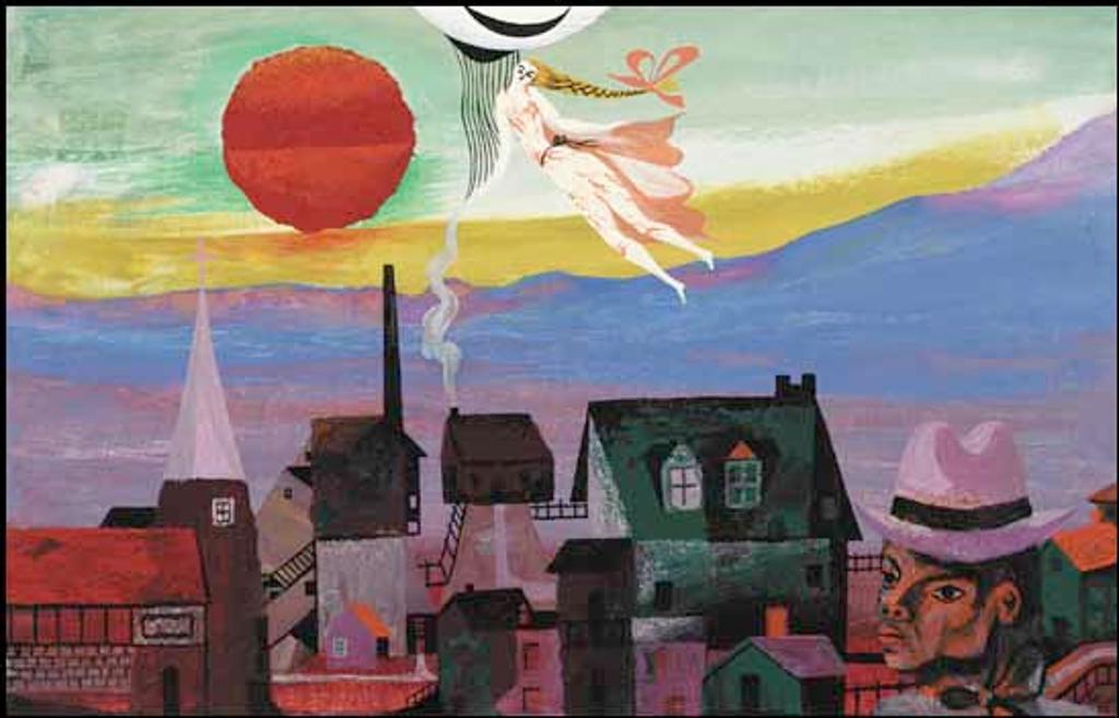 Alfred Pellan (1906-1988) - Rêve d'une villageoise