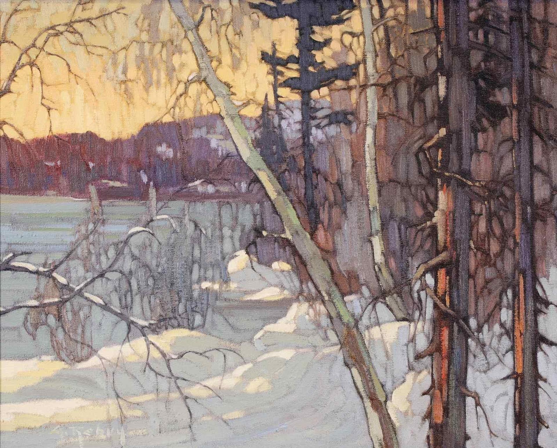Gaston Rebry (1933-2007) - Un Soir Dhiver; 1984