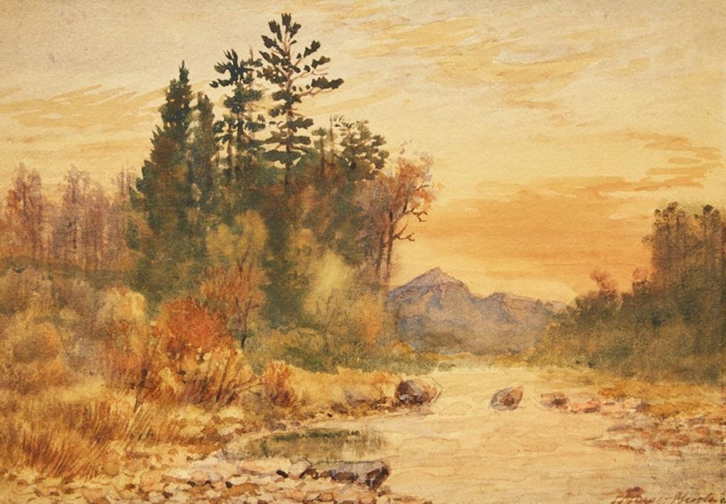 Thomas Mower Martin (1838-1934) - Landscape with Trees