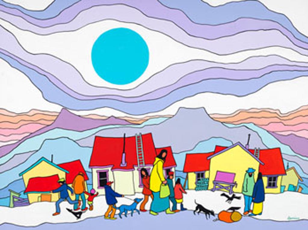 Ted Harrison (1926-2015) - The Eye of Day