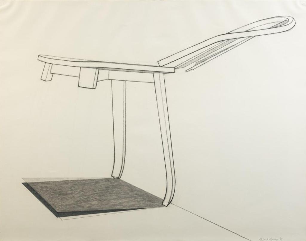 Robert John Young (1938-2023) - Untitled - Chair Study