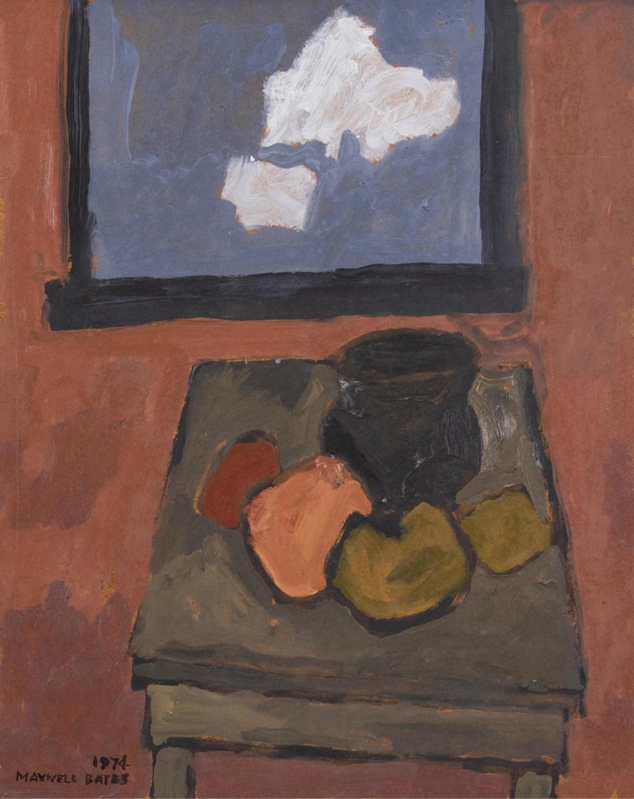 Maxwell Bennett Bates (1906-1980) - Still Life; 1974