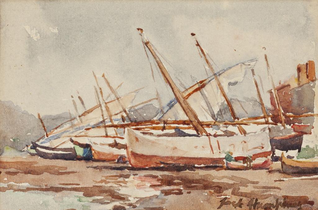 Jack Weldon Humphrey (1901-1967) - Beached Boats