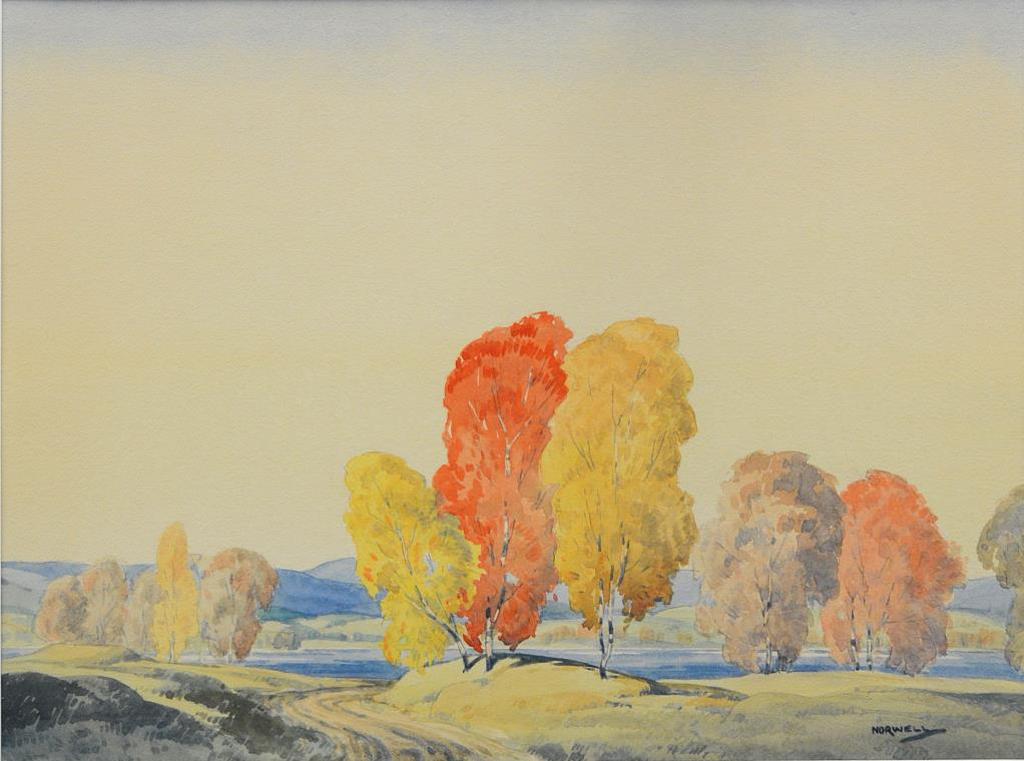 Graham Norble Norwell (1901-1967) - Autumn Trees