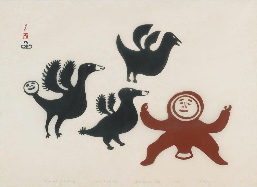 Sheelaky (1902-1985) - Man Calling To Birds