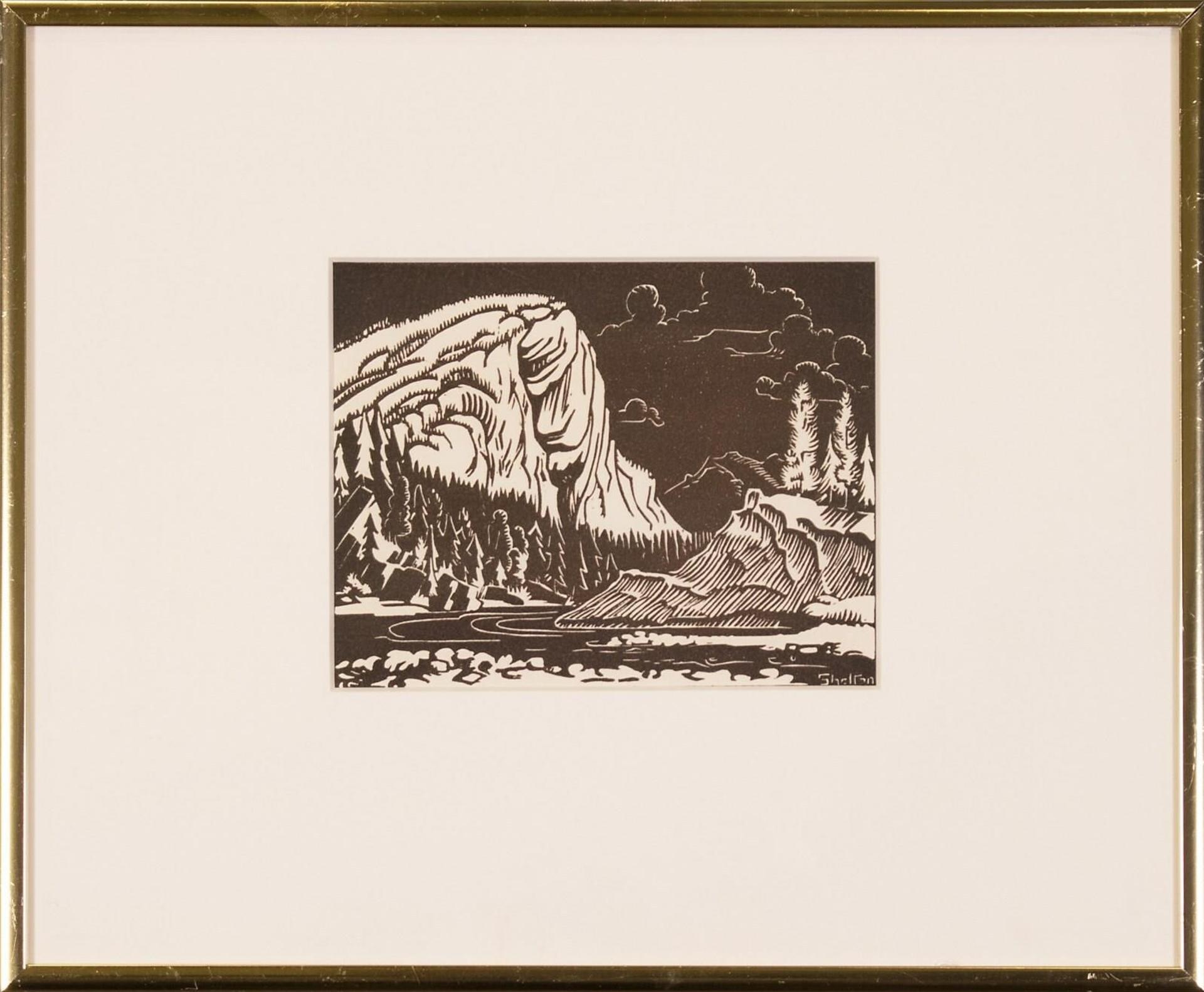 Margaret Dorothy Shelton (1915-1984) - Tunnel Mountain, Banff; 1941