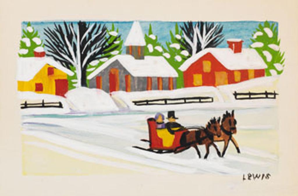Maud Kathleen Lewis (1903-1970) - Sleigh Ride
