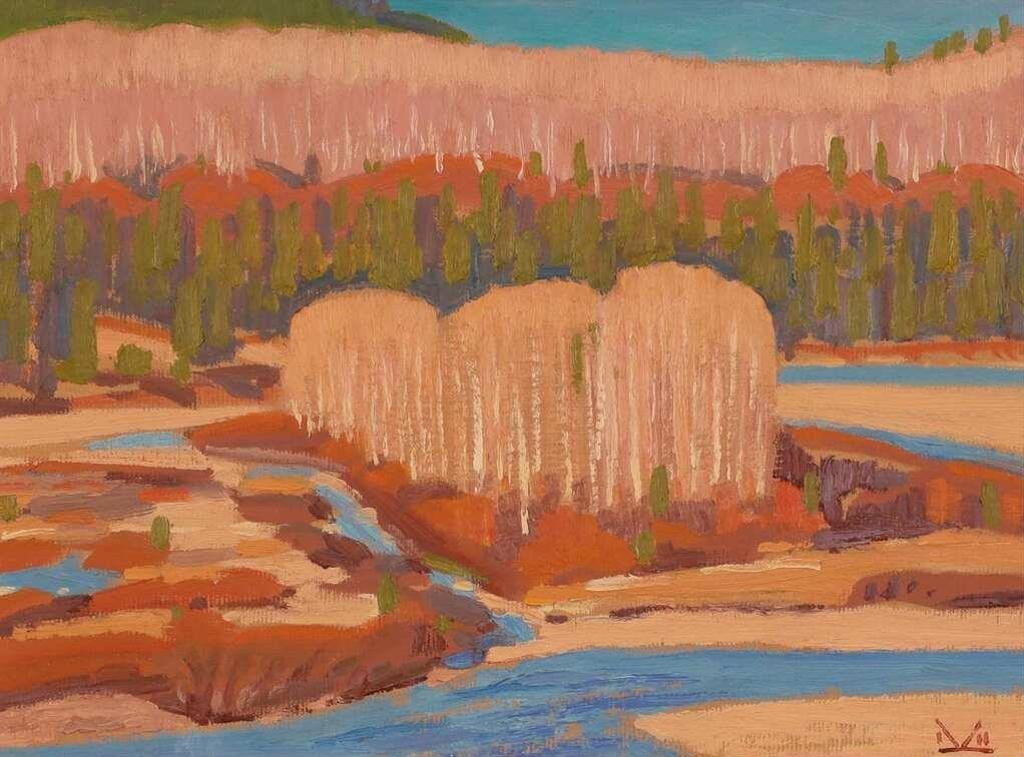 Illingworth Holey (Buck) Kerr (1905-1989) - Island, Elbow River Channels; 1981