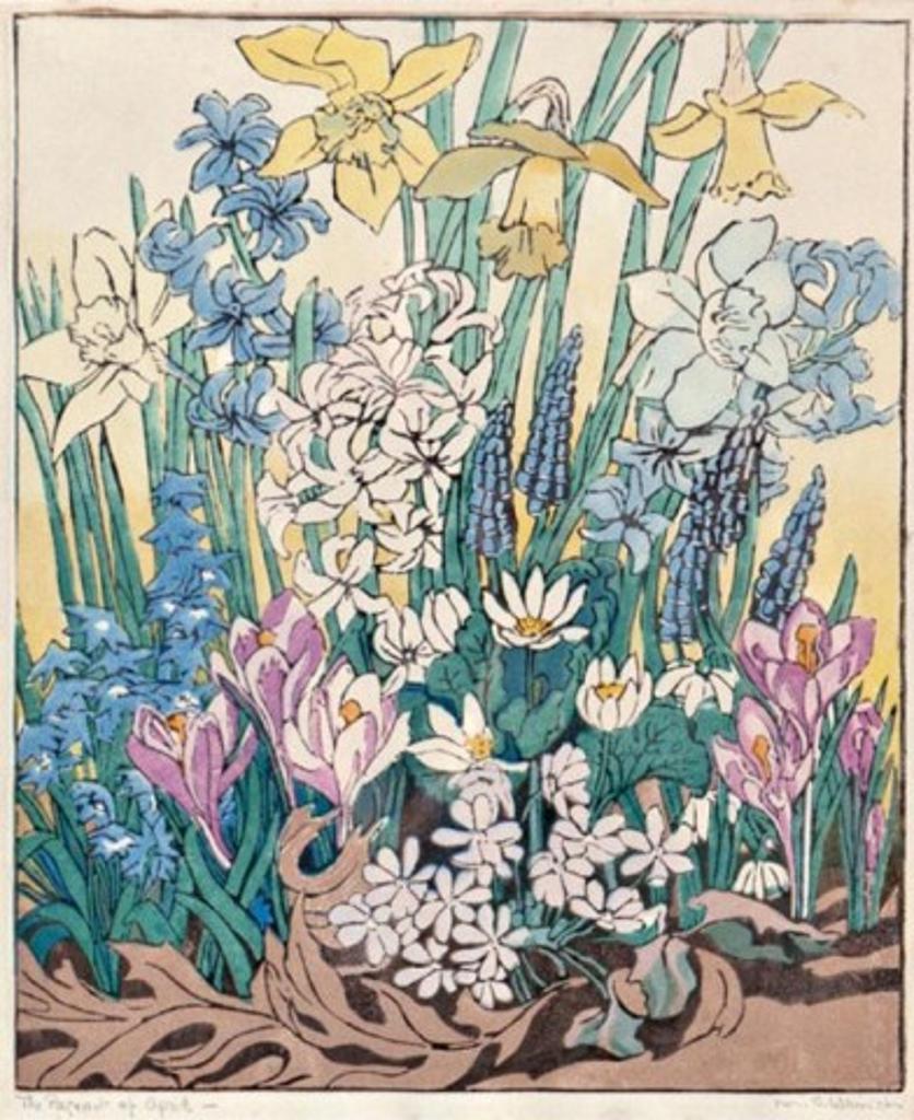 Mary Evelyn Wrinch (1877-1969) - The Pageant of April
