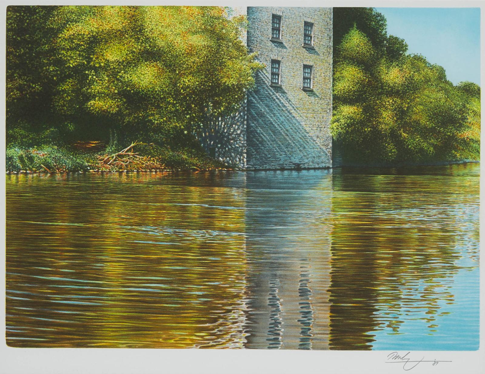 Kenneth (Ken) Edison Danby (1940-2007) - Riverbank Reflections, 1981; Path To The Meadow, 1980